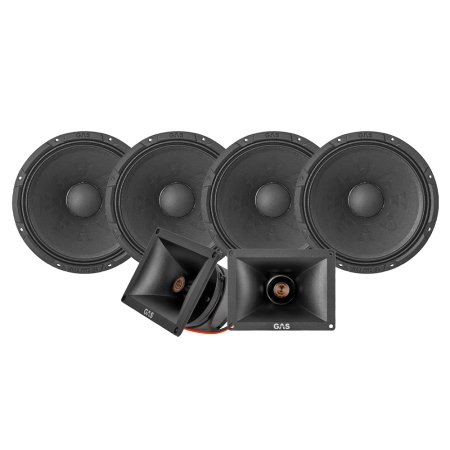 4er-Pack GAS MAX PM2-84 mit MAD PT3-444, SPL-Paket in der Gruppe Bundles / Paket für das Auto / SPL-Lautsprecherpakete bei BRL (SETMAXPM284PKT4)