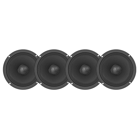 4er-Pack GAS MAX PMW1-64N, 6,5-Zoll-Neo-Mittelbasslautsprecher in der Gruppe Bundles / Paket für das Auto / SPL-Lautsprecherpakete bei BRL (SETMAXPMW164NX4)