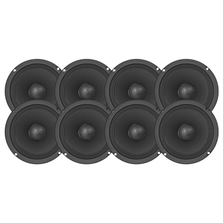 8er-Pack GAS MAX PMW1-64N, 6,5-Zoll-Neo-Mittelbasslautsprecher in der Gruppe Bundles / Paket für das Auto / SPL-Lautsprecherpakete bei BRL (SETMAXPMW164NX8)