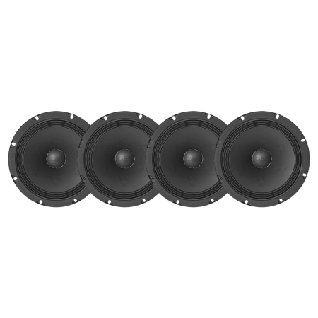 4er-Pack GAS MAX PMW1-84N, 8-Zoll-Neo-Mittelbasslautsprecher in der Gruppe Bundles / Paket für das Auto / SPL-Lautsprecherpakete bei BRL (SETMAXPMW184NX4)