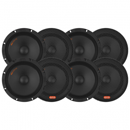 8er-Pack GAS MAX PMW1-84, 8-Zoll-Bass/Mittelbass in der Gruppe Bundles / Paket für das Auto / SPL-Lautsprecherpakete bei BRL (SETMAXPMW184X8)