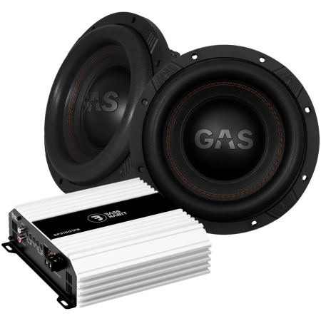 2er-Pack GAS MAX S1-10D1 mit Bass Habit SP31001FR, 2x10 Basspaket in der Gruppe Bundles / Paket für das Auto / Basspakete bei BRL (SETMAXS110D1PKT4)