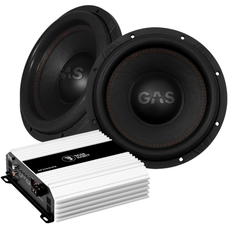 2er-Pack GAS MAX S1-12D1 mit Bass Habit SP31001FR, 2x12 Basspaket in der Gruppe Bundles / Paket für das Auto / Basspakete bei BRL (SETMAXS112D1PKT11)