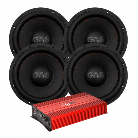 4er-Set GAS MAX S1-12D1 mit Bass Habit SE8000.1D2, Basspaket in der Gruppe Bundles / Paket für das Auto / Basspakete bei BRL (SETMAXS112D1PKT8)
