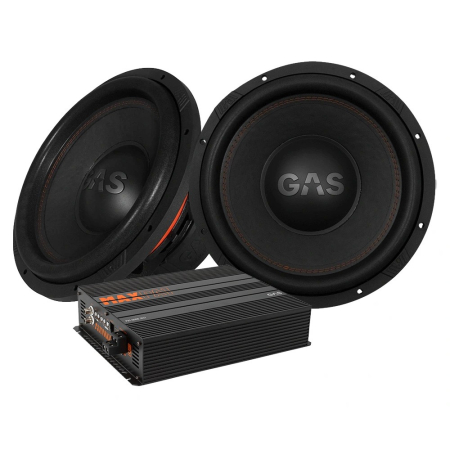 2er-Pack GAS MAX S1-15D1 mit MAX PA1-5000.1DZ1, 2x15 Basspaket in der Gruppe Bundles / Paket für das Auto / Basspakete bei BRL (SETMAXS115D1PKT4)