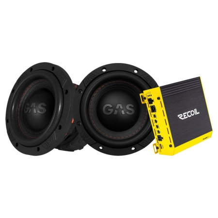 2er-Pack GAS MAX S1-6D1 mit Recoil RL680.1, 2x6,5