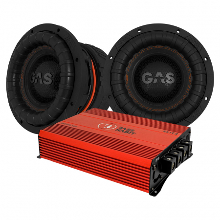 2er-Set GAS MAX S2-10D1 & SPL ELITE 5100.1DF, Basspaket in der Gruppe Bundles / Paket für das Auto / Basspakete bei BRL (SETMAXS210D1PKT3)