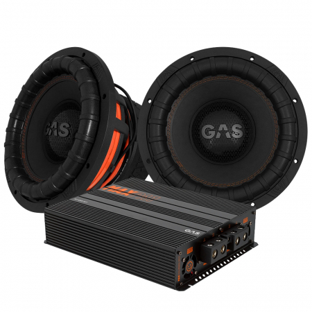 2er-Set GAS MAX S2-12D1 mit MAX PA1-5000.1DZ1, schweres Basspaket in der Gruppe Bundles / Paket für das Auto / Basspakete bei BRL (SETMAXS212D1PKT8)