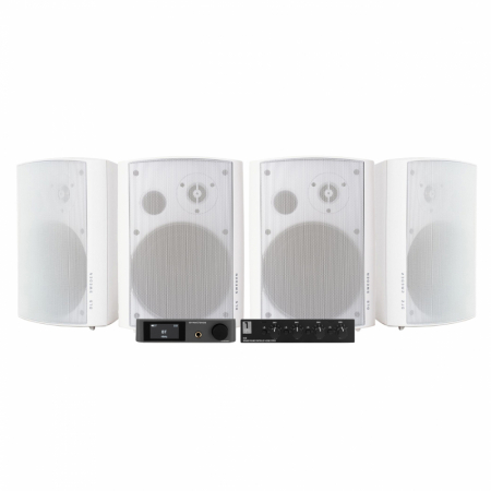 Dynavoice CA802BT mit SC4B & 2 Paar DLS MB6i Außenlautsprecher, weiß in der Gruppe Bundles / Heimpakete / Multiroom-Pakete bei BRL (SETMB6IPKT4)