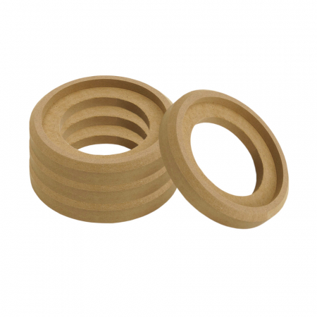 4er-Set versenkte MDF-Ringe für Hochtöner, 82 mm in der Gruppe Car-HiFi / Zubehör / Ausbaumaterial / MDF-Ringe bei BRL (SETMDFRINGTW2X4)