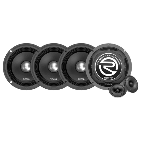 4er-Pack Recoil MS8-4P mit RLT250, SPL-Paket in der Gruppe Bundles / Paket für das Auto / SPL-Lautsprecherpakete bei BRL (SETMS84PPKT1)