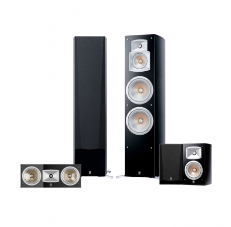 Yamaha NS-777 mit Center- und Surround-Lautsprechern, 5.0-Lautsprecherpaket in der Gruppe Bundles / Heimpakete / Heim-Lautsprecherpakete bei BRL (SETNS777BPKT1)
