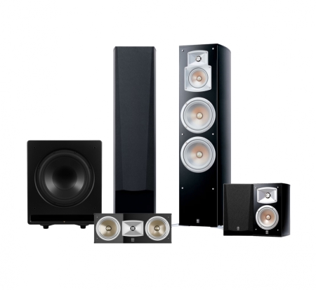 Yamaha NS-777 Surround-System mit Subwoofer, 5.1-Heimkino-Paket in der Gruppe Bundles / Heimpakete / Heim-Lautsprecherpakete bei BRL (SETNS777BPKT2)