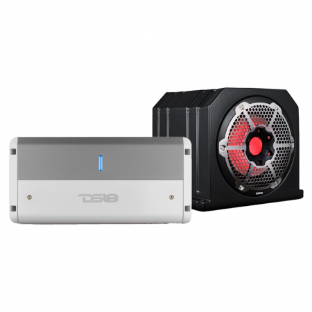 DS18 NXL-M4 & DS18 NXL-10SUBLD/BK, Marine-Basspaket in der Gruppe Car-HiFi / Marine-Audio / Marine-Pakete bei BRL (SETNXLM4PKT2)