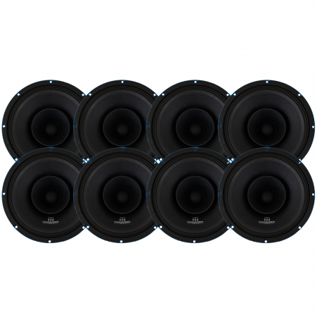 8er-Pack Hammer Tech Omni Class OCF250, 10-Zoll-Mitteltöner in der Gruppe Bundles / Paket für das Auto / SPL-Lautsprecherpakete bei BRL (SETOCF250PKT3)