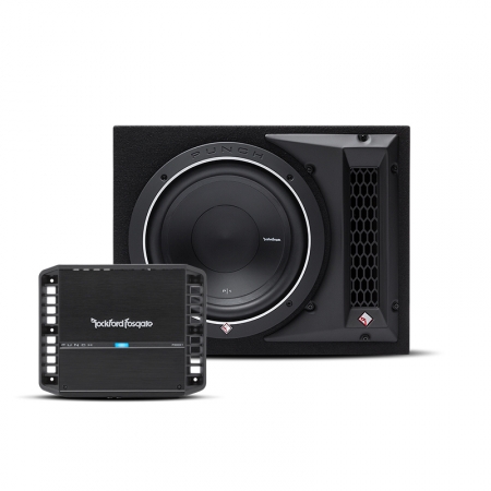 Rockford Fosgate P1-1X10 mit Rockford P300X1 in der Gruppe Bundles / Paket für das Auto / Basspakete bei BRL (SETP11X10P300X1)