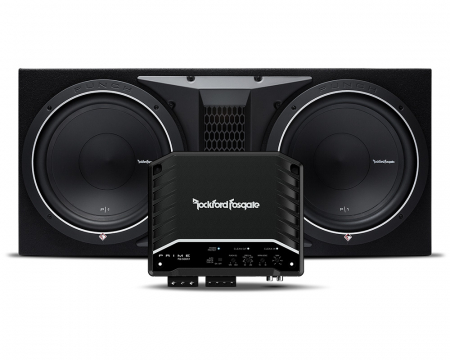 Rockford Fosgate P1-2x12 & Rockford Fosgate R2-500X1 in der Gruppe Bundles / Paket für das Auto / Basspakete bei BRL (SETP12X12R2500)