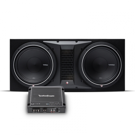 Rockford Fosgate P1-2x12 & Rockford Fosgate R500X1D in der Gruppe Bundles / Paket für das Auto / Basspakete bei BRL (SETP12X12R500X1D)