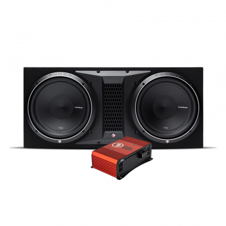 Rockford Fosgate P2-2X12 & Bass Habit SPL ELITE 1200.1DF, Bass-Paket in der Gruppe Bundles / Paket für das Auto / Basspakete bei BRL (SETP22X12PKT2)