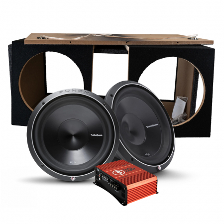 2er-Pack Rockford Fosgate P3D2-12 & Bass Habit SE550.2DF, Bass-Paket als Bausatz in der Gruppe Bundles / Paket für das Auto / Basspakete bei BRL (SETP3D212PKT4)