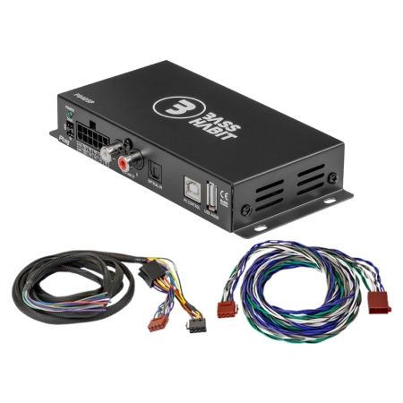 Bass Habit P84DSP, 8-Kanal Audio-Prozessor/DSP für Autos mit ISO/Universal in der Gruppe Neuheiten bei BRL (SETP84DSPPKT1)