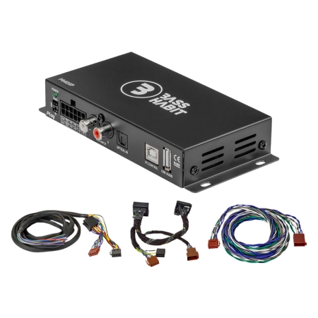 Bass Habit P84DSP, 8-Kanal Audio-Prozessor/DSP für VW/BMW u.a. (Quadlock) in der Gruppe Car-HiFi / Was passt in mein Auto / BMW / BMW 5 Serie / BMW G30/G31 2017-2024 / Sonstiges G30/G31 2017-2024 bei BRL (SETP84DSPQLPKT1)