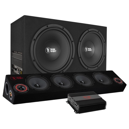 Bass Habit PL212A mit SPL64, Raggar-Paket in der Gruppe Bundles / Paket für das Auto / Raggar-Paket bei BRL (SETPL212APKT1)