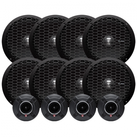 Rockford PPS4-8 & Rockford PP4-NT SPL-Kit, groß in der Gruppe Bundles / Paket für das Auto / SPL-Lautsprecherpakete bei BRL (SETPPS48PP4NTL)