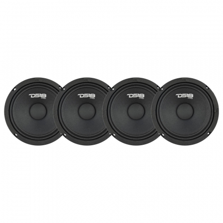 4er-Pack DS18 PRO-GM6.4, 6,5-Zoll-Midbass in der Gruppe Bundles / Paket für das Auto / SPL-Lautsprecherpakete bei BRL (SETPROGM64X4)