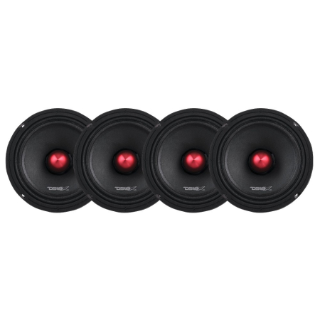 4er-Pack DS18 PRO-X6.4BM, 6,5-Zoll-Mitteltieftöner in der Gruppe Car-HiFi / Autolautsprecher / Mitteltieftöner / Mitteltöner bei BRL (SETPROX64BMX4)