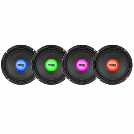 4er-Pack DS18 PRO-X6.4RGBCAP, 6,5-Zoll-Midbass mit RGB-LED-Beleuchtung in der Gruppe Bundles / Paket für das Auto / SPL-Lautsprecherpakete bei BRL (SETPROX64RGBCAPX4)
