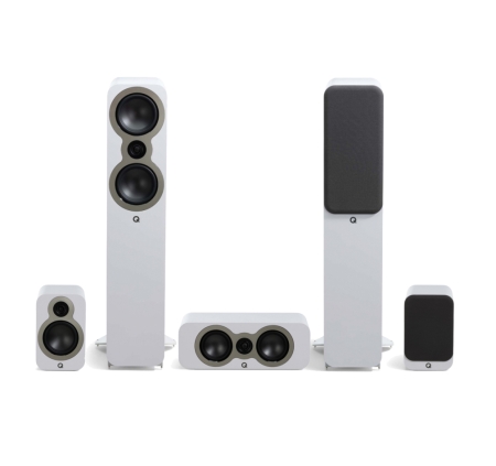 Q Acoustics 3050c 5.0-Lautsprecherpaket mit Center und Surround, weiß in der Gruppe Bundles / Heimpakete / Heim-Lautsprecherpakete bei BRL (SETQ3050CPKT2)