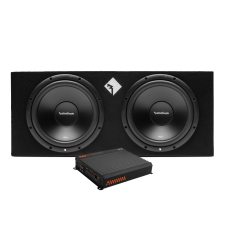Rockford Fosgate R2-2X12 & MAD A2-1200.1DFL, Basspaket in der Gruppe Bundles / Paket für das Auto / Basspakete bei BRL (SETR22X12PKT8)