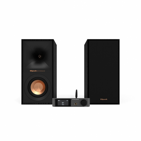 Dynavoice CA802BT und Klipsch R-40M Stereo-Paket, schwarz in der Gruppe Bundles / Heimpakete / Stereo-Sets bei BRL (SETR40MPKT4)