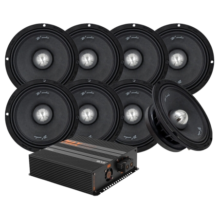 8er-Pack B2 RAGE8PV3 mit MAX PA1-1500.2DZ1, SPL-Paket in der Gruppe Bundles / Paket für das Auto / SPL-Lautsprecherpakete bei BRL (SETRAGE8PV3PKT1)