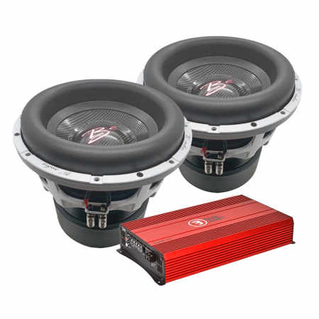 2er-Pack B² Audio RAGE XL 15D2 V2 mit Bass Habit SE8000.1D2, Basspaket in der Gruppe Bundles / Paket für das Auto / Basspakete bei BRL (SETRAGEXL15PKT2)