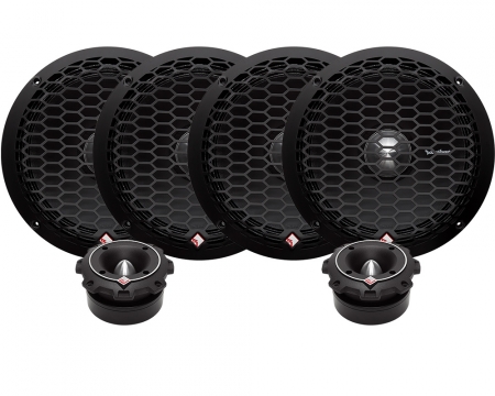 Rockford PPS4-8 und Rockford PP4-T SPL-Kit, Medium in der Gruppe Bundles / Paket für das Auto / SPL-Lautsprecherpakete bei BRL (SETRFPPSPL3)