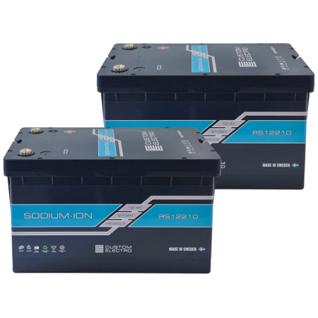 Batteriepack, 2er-Pack CustomElectro RS 12-210 Sodium-Ion in der Gruppe Car-HiFi / Zubehör / Batterien bei BRL (SETRS12210X2)