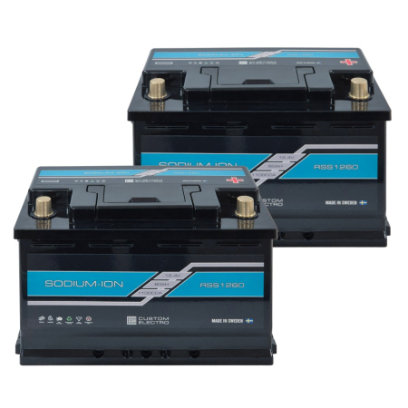Batteriepaket, 2er-Pack CustomElectro RSS v2 12-60 Sodium-Ion in der Gruppe Car-HiFi / Zubehör / Batterien bei BRL (SETRSSV21260X2)