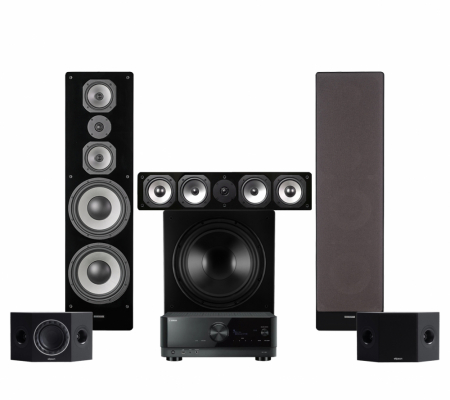 Yamaha RX-V6A & Dynavoice Challenger M-105 EX v.4 Facet 5.1 Heimkino-Paket, Schwarz in der Gruppe Bundles / Heimpakete / Heimkino & Heimkino-Pakete bei BRL (SETRXV6APKT14)