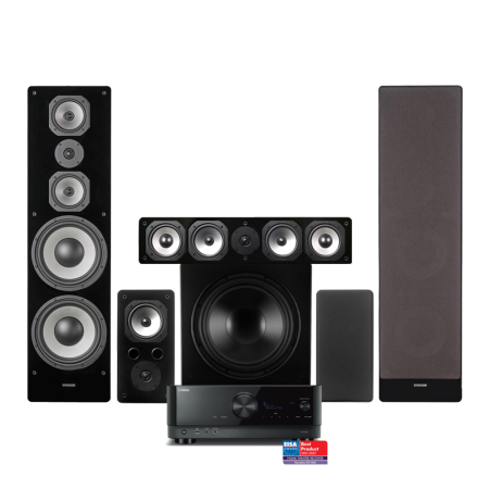 Yamaha RX-V6A & Dynavoice Challenger M-105 5.1 Heimkino-Paket, schwarz in der Gruppe Bundles / Heimpakete / Heimkino & Heimkino-Pakete bei BRL (SETRXV6APKT9)