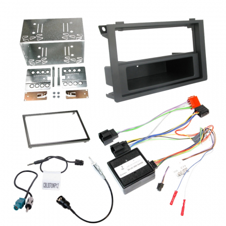 Installationskit 1/2-DIN für Saab 9-3 NG 2007-2015 (Premium 70-Audiopaket) in der Gruppe Car-HiFi / Was passt in mein Auto / SAAB / 9-3 / 9-3 NG Facelift 2007-2015 / Radio-Upgrade 9-3 NG Facelift 2007-2015 bei BRL (SETSAAB93PKT10)