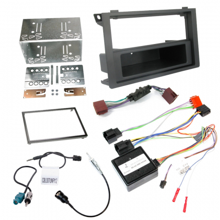 Installationskit 1/2-DIN für Saab 9-3 NG 2007-2015 (größeres Audiopaket) in der Gruppe Car-HiFi / Was passt in mein Auto / SAAB / 9-3 / 9-3 NG Facelift 2007-2015 / Radio-Upgrade 9-3 NG Facelift 2007-2015 bei BRL (SETSAAB93PKT11)
