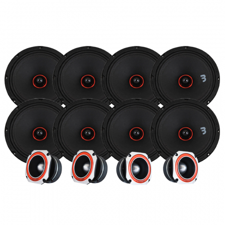 Bass Habit SPL Elite SE200M & SE45T SPL-Paket, groß in der Gruppe Bundles / Paket für das Auto / SPL-Lautsprecherpakete bei BRL (SETSE200MPKT1)