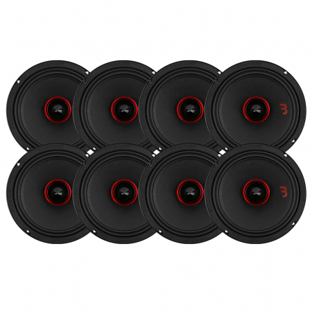 8er-Pack Bass Habit SPL Elite SE2200M, brutaler 8