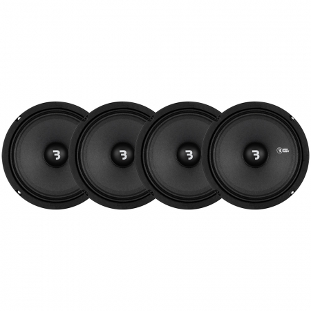 4-Pack Bass Habit SP165M 6,5-Zoll-Midbass in der Gruppe Bundles / Paket für das Auto / SPL-Lautsprecherpakete bei BRL (SETSP165MX4)