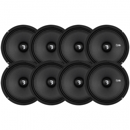 8-Pack Bass Habit SP165M 6,5-Zoll-Midbass in der Gruppe Bundles / Paket für das Auto / SPL-Lautsprecherpakete bei BRL (SETSP165MX8)