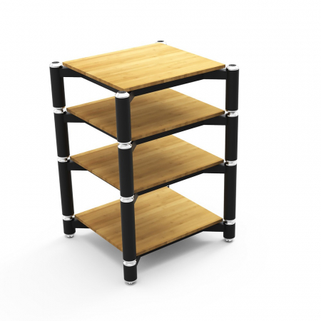 Norstone Spider 4 HiFi-Rack, Bambus in der Gruppe Heim-Audio / Zubehör / HiFi-Racks & Medienmöbel bei BRL (SETSPIDER4BA)
