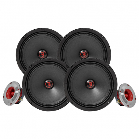 Bass Habit Rebel SR165M mit SR25T, mittleres SPL-Paket in der Gruppe Bundles / Paket für das Auto / SPL-Lautsprecherpakete bei BRL (SETSR165PKT1)