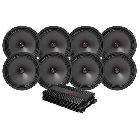 8er-Pack Bass Habit Rebel SR200M mit RA800W, groß in der Gruppe Bundles / Paket für das Auto / SPL-Lautsprecherpakete bei BRL (SETSR200PKT2)
